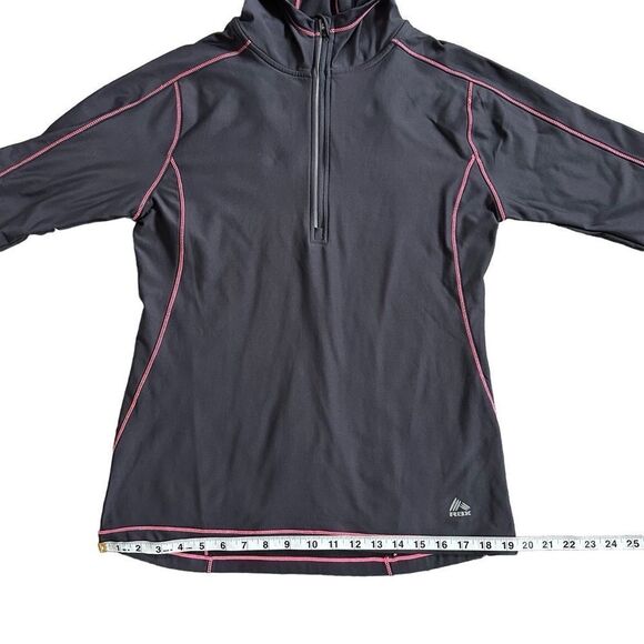 RBX Performance Gray & Pink Activewear Long Sleeve Hoodie Pullover Size Medium - Picture 12 of 12